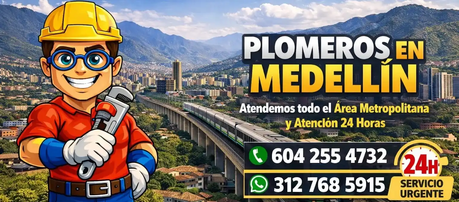 Imagen portada plomeros en medellin com co